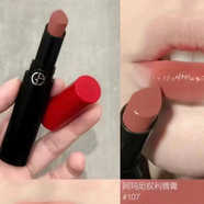 阿瑪尼（ARMANI）唇釉紅管口紅唇釉絲絨啞光紅管唇膏唇蜜400#503#405#唇膏唇彩禮物 阿瑪尼細管口紅107