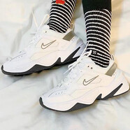耐克（NIKE）女鞋 出游季M2K Tekno復(fù)古老爹鞋跑步休閑鞋AO3108-103 BQ3378-100 37.5