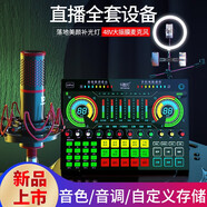 十盞燈 G4Pro麥克風(fēng)聲卡套裝手機電腦通用抖音快手主播直播K歌喊麥播帶貨專(zhuān)業(yè)錄音變聲變音器設備全套 P10-G4Pro+桌面補光燈【48V大振膜】