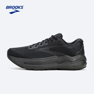 布魯克斯（BROOKS）男子Ghost Max 2幽靈緩震跑鞋 黑色/黑色/烏木色 42.5 