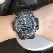 卡西歐G-SHOCK 光能電波登山男防水手表大泥王 GWG-2000CR-1A裂紋禮盒