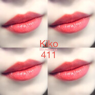 KIKO口紅4系小黑管唇膏407豆沙色411西柚色414 416 432 428 411珊瑚色