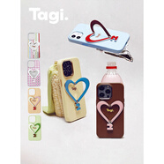 Tagi. 《讓人開(kāi)心》金屬支架皮質(zhì)愛(ài)心手機(jī)殼用蘋果手機(jī)華為手機(jī)硬殼 木頭莓果【iphone】 iPhone 13 Pro