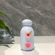 可愛洗發(fā)水沐浴露瓶子擠壓式乳液洗手液洗面奶分裝瓶旅行便攜防漏 1個 100ml戴帽多妹藍色瓶裝