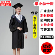 勤思路學(xué)位學(xué)士服畢業(yè)禮服大學(xué)生男女學(xué)院風(fēng)工科本科文科碩士博士導(dǎo)師袍 學(xué)士服醫(yī)科白領(lǐng)-紙板帽 L （130斤-160斤）