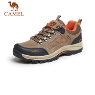 駱駝（CAMEL）男鞋戶(hù)外休閑運動(dòng)登山鞋防撞徒步鞋  A632026925 深卡其/桔紅 44