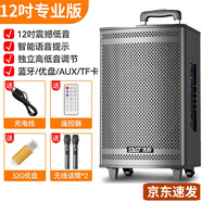 先科（SAST）廣場(chǎng)舞藍牙戶(hù)外拉桿音響大功率木質(zhì)音箱大音量帶無(wú)線(xiàn)話(huà)筒家用k歌 12吋音箱+雙話(huà)筒+U盤(pán)
