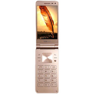三星（SAMSUNG）Samsung三星 GalaxyFolder2 SM-G16501600移動(dòng)4G翻蓋按鍵智能手機(jī) 帕托金 套餐一