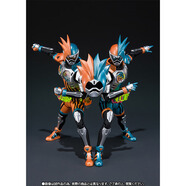 萬(wàn)代（BANDAI）SHF假面騎士 動(dòng)作玩家 Ex-Aid 超可動(dòng)模型擺件 16cm SHF 雙人動(dòng)作玩家 全新