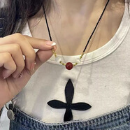 周大生同款轉(zhuǎn)運(yùn)珠項(xiàng)鏈紅瑪瑙編織繩好運(yùn)平安情侶手繩送禮物轉(zhuǎn)運(yùn)珠 M1421【金線紅瑪瑙項(xiàng)鏈】