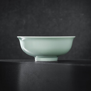 景德鎮(zhèn)（jdz）官方陶瓷影青瓷餐具無鉛純色碗盤組合搬家喬遷禮物家用搬家禮物 流影7英寸面碗（兩只裝）