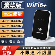 本騰隨身WI-FI6移動便捷式無線WiFi6無需預(yù)存免插卡4G高速網(wǎng)絡(luò)可熱點(diǎn)無限流量不虛量不限速便捷路由器 【暢享版 套餐】WiFi6強(qiáng)化版