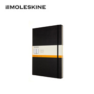【可定制】Moleskine 經(jīng)典硬面A4橫間純白方格點格記事本筆記本子 簡約手賬本日程日記本 商務(wù) 黑色-A4方格8053853602831
