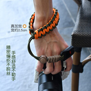 萬佳臻相機腕帶手繩微單單反相機加寬編織手腕帶繩子可調(diào)節(jié)適用佳能索尼富士尼康拍立得簡約外出防丟掛繩 相機手腕帶掛繩【軍綠橙】