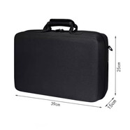 京樂(lè )PS5 Slim主機收納包存儲包兼容PS5Slim數字版光驅版游戲配件包 PS5 SLIM新硬盒黑色無(wú)logo（長(cháng)形）