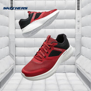 斯凱奇（Skechers）輕奇跑鞋｜男子跑步鞋撞色漸變時尚休閑運動鞋 232594-RDBK 紅色/黑色 41