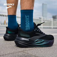 布魯克斯（BROOKS）超級甘油男女夏季透氣緩震專業(yè)慢跑鞋運動跑步鞋Glycerin Max 【月光系列 男款】黑 45