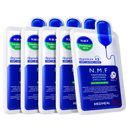 美迪惠爾全新升級(jí)款新水潤(rùn)舒緩面膜5片補(bǔ)水保濕維穩(wěn)泛紅肌禮物出游必備