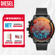 Diesel迪賽手表 偏光三眼計(jì)時(shí)石英男表 情人節(jié)送男友禮物 DZ4519