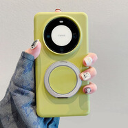 巴蒂尼 磁吸旋轉支架適用華為mate80pro手機殼mt70液態(tài)硅膠新款mate60pro膚感磨砂50pro簡(jiǎn)約純色40保護套 【豆蔻綠】一體360°旋轉支架*進(jìn)口液態(tài)硅膠 華為Mate 80