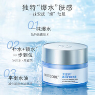 水密碼水密碼補水霜冰川礦泉4D面霜補水鎖水滋潤好吸收