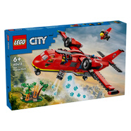 樂高（LEGO）積木拼裝城市系列60413 消防飛機不可遙控男孩兒童玩具生日禮物