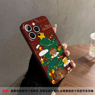 適用于iphone15promax蘋果15手機殼11圣誕樹熊新款13/14pro的菲林 菲林殼-M666圣誕樹熊 iPhone XS