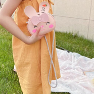 叕二叕 兒童包迷你小包可愛(ài)卡通時(shí)尚單肩包韓版新款洋氣男女寶寶斜挎包 小兔