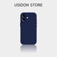 優(yōu)思頓蘋果16手機(jī)殼液態(tài)硅膠新款iphone16pro保護(hù)套16promax純色plus鏡頭全包防摔散熱pm情侶簡(jiǎn)約女 【深藍(lán)色】液態(tài)殼-不沾灰塵絨毛-軟糯親膚 iPhone 12 Pro Max