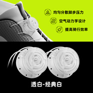 嗒嗒旋扣鞋帶騎行鞋款旋鈕鞋帶自動(dòng)系帶神器松緊免系免綁旋轉(zhuǎn)紐扣鞋帶卡扣 透白-經(jīng)典白 1件