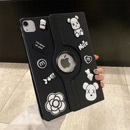 赫致三星s9/s8/s7平板保護套s9/s6lite360旋轉皮套防摔殼a9fe簡(jiǎn)約12.4 黑色 旋轉暴力熊 三星S8 X700【11英寸】