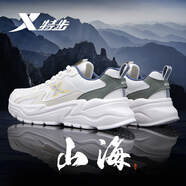 特步（XTEP）男鞋運(yùn)動(dòng)鞋軟底網(wǎng)面鞋男透氣跑步鞋春夏季潮流新品男士休閑鞋子男 帆白/茶白色/冷杉綠【網(wǎng)面】 39