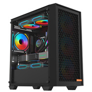 影馳酷風(fēng)游戲辦公臺式電腦機箱（M-ATX主板/立體通風(fēng)面板/兼容240水冷/顯卡限長(cháng)350mm/8風(fēng)扇位）