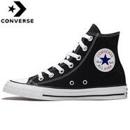 匡威（Converse）高幫帆布鞋 All STAR 運(yùn)動(dòng)休閑鞋 黑色情侶鞋子男 101010 37
