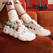 FILA 斐樂官方帕尼尼圣誕鞋女鞋2025面包籃球鞋休閑運動鞋