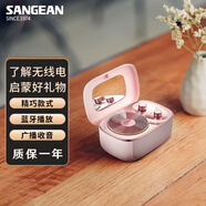 山進(jìn)（SANGEAN） PANDORA便攜式藍(lán)牙音箱低音炮家用小音響收音機(jī)復(fù)古迷你可愛七夕情人節(jié)禮物 粉色