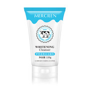 夢(mèng)希藍美白洗面奶提亮膚色清爽凈透牛奶滋潤潔面乳泡沫潔面膏女 美白潔面乳120g*1瓶