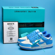 【專(zhuān)柜同款】AJ.1蛇年限定板鞋莆田dunk運動(dòng)鞋低幫百搭空軍一號潮 DUNK北卡藍 41 【藍盒包裝】