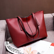 憧憬主義單肩包女新款情人節托特包手提媽媽包女士通勤OL七夕時(shí)尚百搭包包 紅色