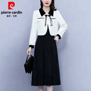 皮爾卡丹（pierre cardin）小香風(fēng)套裝秋裝女2025年新款氣質(zhì)名媛高端女神范大·碼連衣裙兩件 圖片色 M 85-100斤