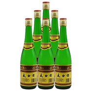 太白蒙砂太白酒綠瓶鳳香型白酒 52度 500mL 6瓶 黃標(biāo)