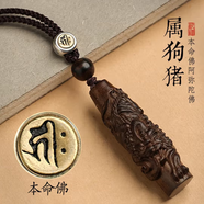 正宗文萊沉香貔貅 男士女項鏈 本命佛12生肖文殊虛空藏菩薩木質(zhì)吊 DZ38-文萊沉香貔貅吊墜(狗豬)阿