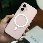 布諾林蘋(píng)果iPhone16ProMax裸感手機殼15Plus磨砂半透明MagSafe磁吸保護套全包硬殼簡(jiǎn)約膚感新款 透白【裸感磨砂磁吸殼】 iPhone16Plus