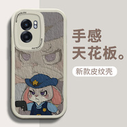 澤逸 適用vivo iqooneo3手機(jī)殼 IQOOZ1全包防摔皮紋新年硅膠可愛卡通軟殼動物城男女 IQOONEO3(Z1【古董白】舉槍朱迪-贈保護(hù)膜