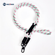 魔幻斯盾手機掛繩iPhone適用蘋(píng)果掛脖斜挎手機繩背帶DIY可調節防丟便攜手機鏈掛飾華為小米可用贈墊片 【綠玫色】多功能手機掛繩丨120cm登山繩