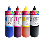 適用愛普生佳能惠普小米7740兄弟通用墨水連供補充四色染料500ML 四色一套