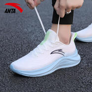 anta kids安踏男鞋夏季新款跑鞋減震軟底運動鞋官網(wǎng)鞋透氣跑步鞋男款 白/藍5504F-3 43