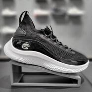 安德瑪（Under Armour）UA春夏Flow緩震庫里Curry 8男士健身訓(xùn)練運(yùn)動籃球鞋3024785 黑色(010) 43