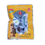 春華蘿卜皮蘿卜干蘿卜頭榨菜咸菜醬菜如皋南通特產(chǎn)小包裝禮盒送禮 醬香蘿卜皮60g*20袋