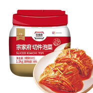 宗家府切件泡菜 韓國辣白菜泡菜清凈園獨(dú)立小包裝正宗韓式延邊下飯菜 切件泡菜 1.1kg*1瓶